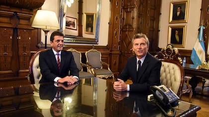 Sergio Massa y Mauricio Macri