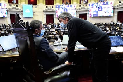 Sergio Massa y Máximo Kirchner