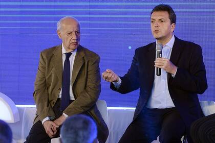 Sergio Massa y Roberto Lavagna en 2017