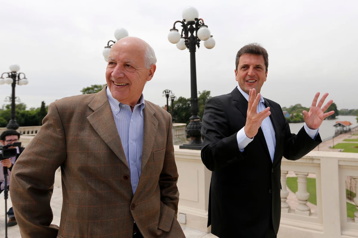Sergio Massa y Roberto Lavagna en 2014