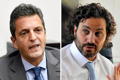 Sergio Massa y Santiago Cafiero