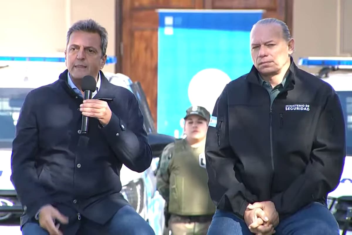Sergio Massa y Sergio Berni