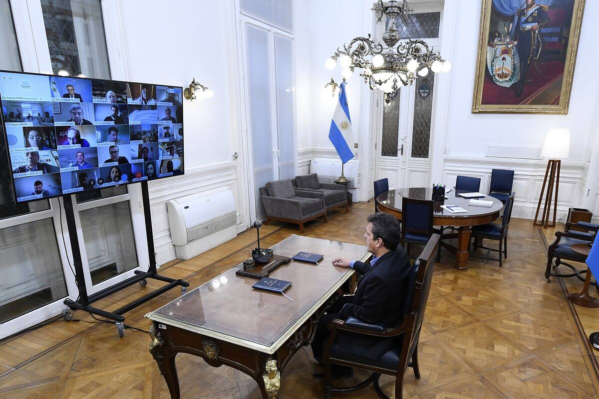 Sergio Massa ya activó reuniones a distancia de labor parlamentaria