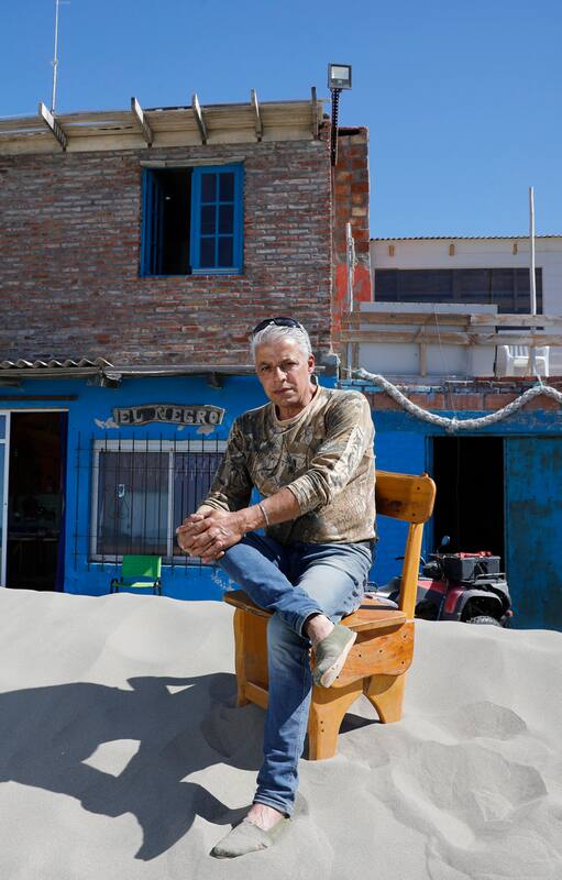 Sergio Méndez, el único habitante de Punta Mejillón