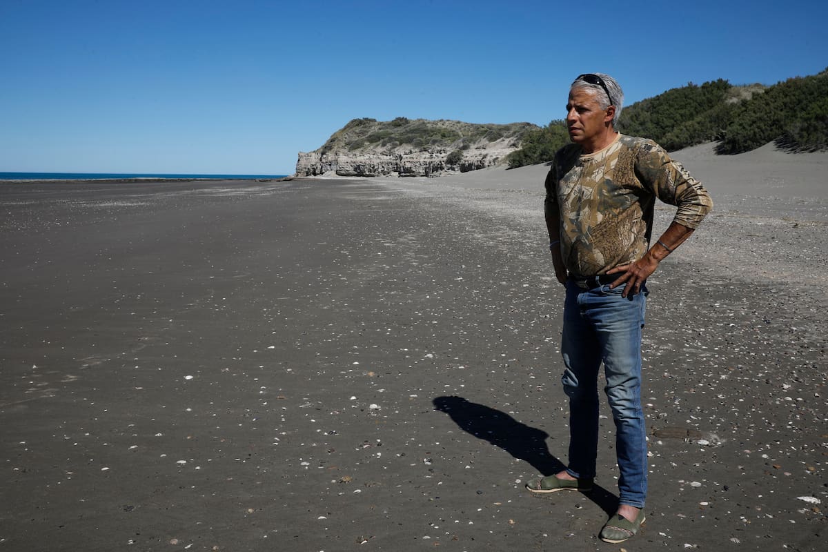 Sergio Méndez, único habitante estable de Punta Mejillón