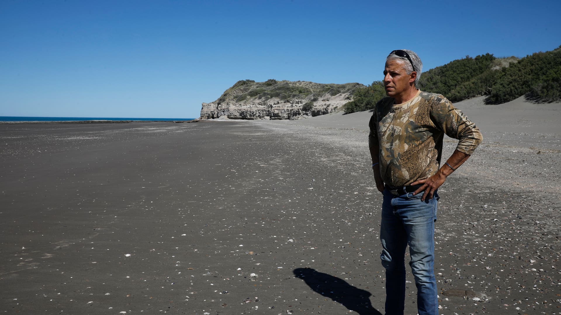 Sergio Méndez, único habitante estable de Punta Mejillón