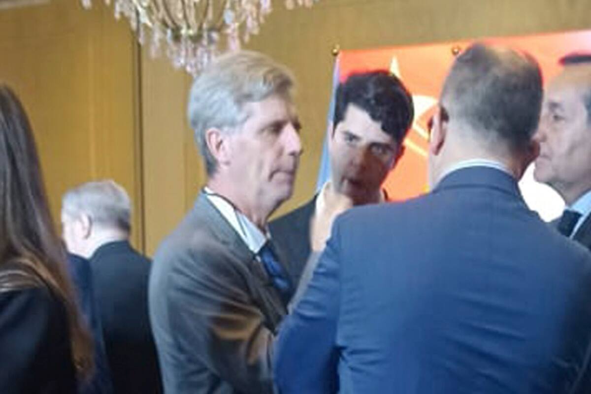 Sergio Neiffert durante la presentación de una operación contra el terrorismo, junto a Patricia Bullrich, el viernes 25 de octubre de 2024