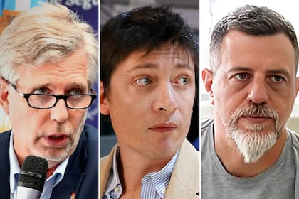 Sergio Neiffert, Santiago Caputo y Diego Kravetz