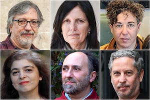 Sergio Olguín, Claudia Piñeiro, Gabriela Cabezón Cámara, Mariana Enriquez, Julián López y Guillermo Martínez, en contra de regular el uso del lenguaje inclusivo en las aulas