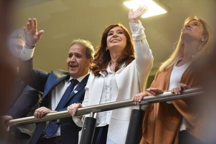Sergio Palazzo y Cristina Kirchner; el dirigente bancario es hoy el interlocutor sindical de la vicepresidenta