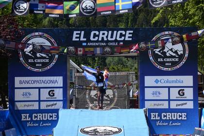 Sergio Pereyra, el ganador de El Cruce Columbia en caballeros