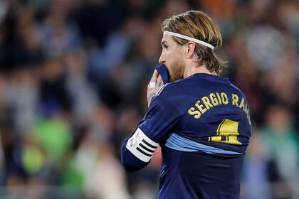 Sergio Ramos se lamenta por la derrota de Real Madrid ante Betis