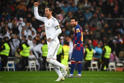 Sergio Ramos, todo un desafío aun para la calidad de Lionel Messi.