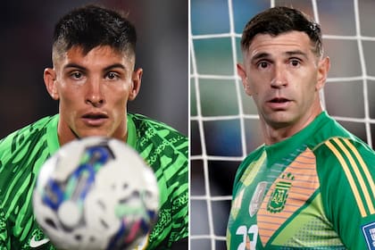 Sergio Rochet y Dibu Martínez