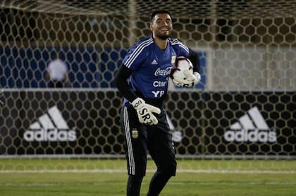 Sergio Romero vuelve a jugar con la Argentina tras más de seis meses
