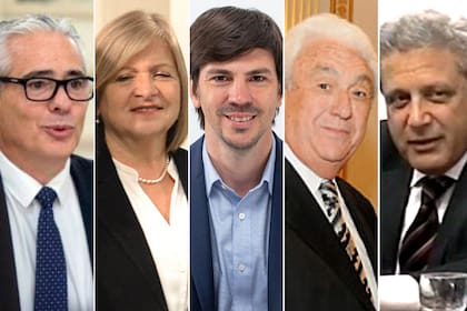 Sergio Torres, Ana María Bourimborde, Federico Thea, Eduardo Delbés y Gustavo Juan de Santis