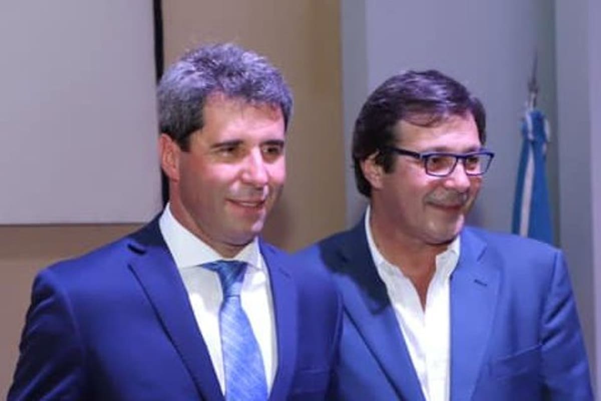 Sergio Uñac con su hermano Rubén, senador y nuevo candidato a gobernador de San Juan