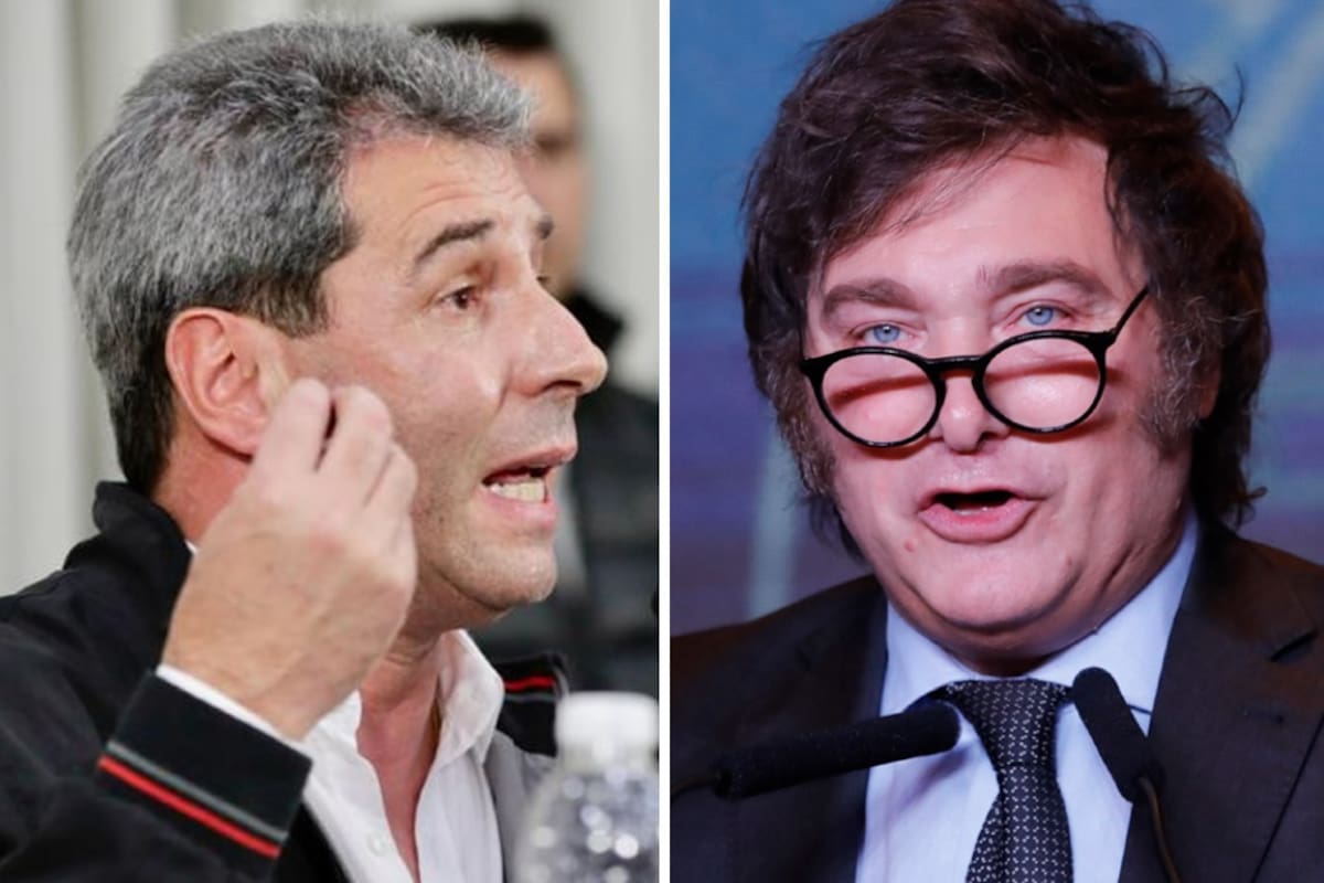 Sergio Uñac y Javier Milei
