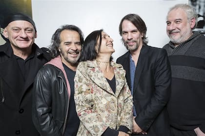 Sergio Vainikoff, Martín Bianchedi, Carmen Baliero, Diego Penelas y Diego Vila, músicos con asociación