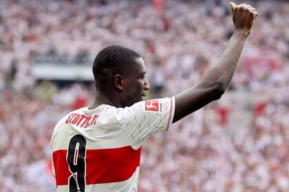 Serhou Guirassy convirtió el fin de semana para Stuttgart y llegó al podio de la Bota de Oro