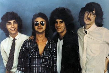 Serú Girán: Pedro Aznar, David Lebón, Oscar Moro y Charly García