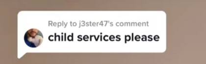 "Servicios para niños por favor", le escribió un usuario de TikTok