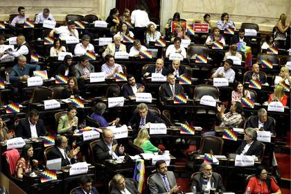 Sesión bicameral por el conflicto en Bolivia