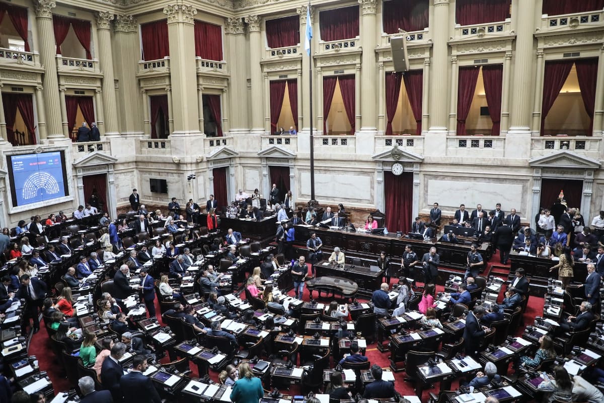 Sesión de la Cámara de Diputados
