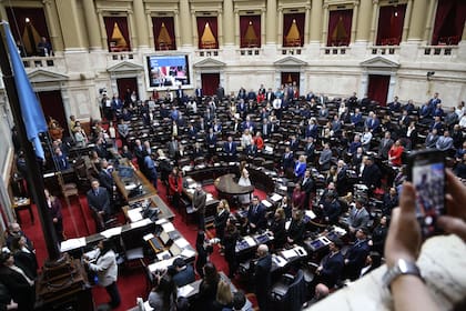 Sesión en Diputados