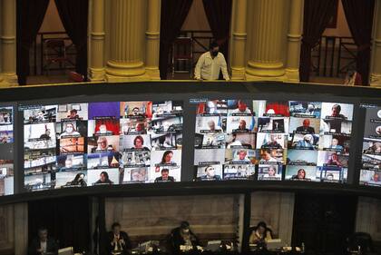 Sesión de diputados por el impuesto a la riqueza