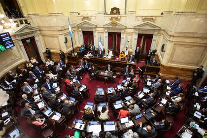 Sesión en el Senado