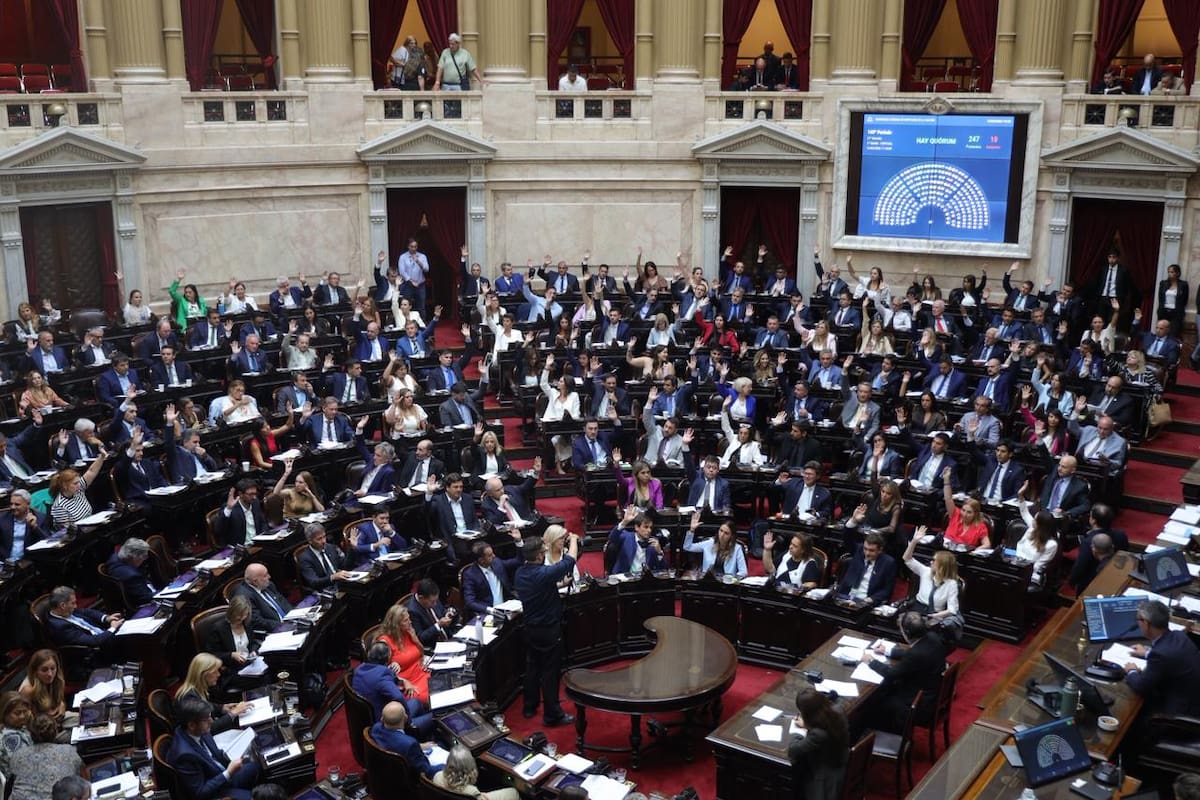 Sesión en la Cámara de Diputados para aprobar el tratado UE-Mercosur