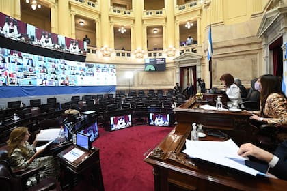 Sesión ordinaria remota del Honorable Senado de la Nación, el 15 de octubre