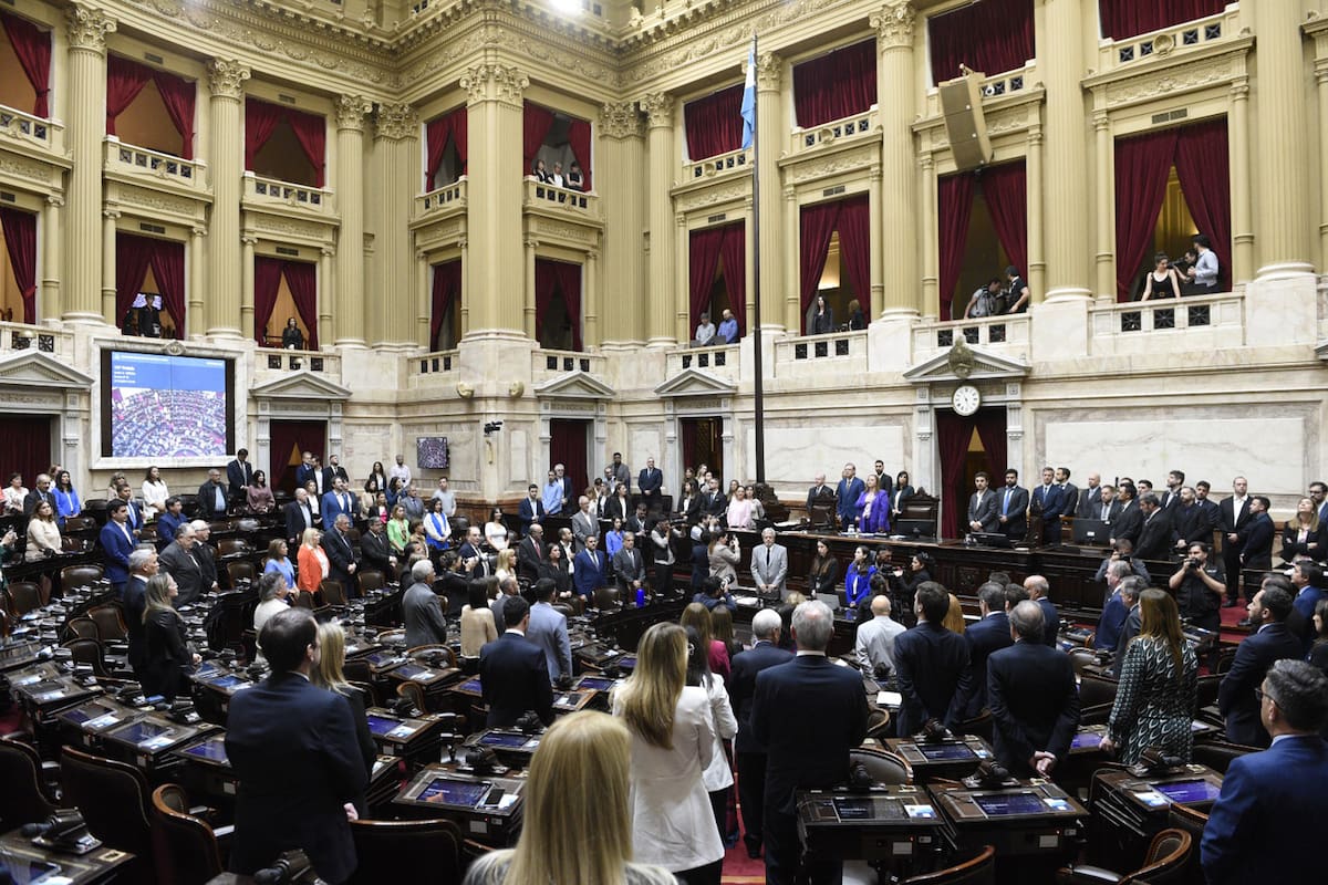 Sesión preparatoria en Diputados, el 7 de diciembre de 2023