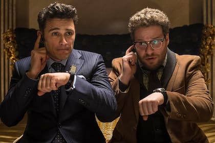 Seth Rogen y James Franco en Una loca entrevista