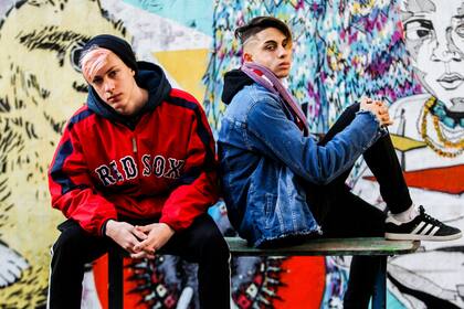 Seven Kayne y Khea, dos de los traperos que se presentan hoy en el Mueva Fest, en el Gran Rex