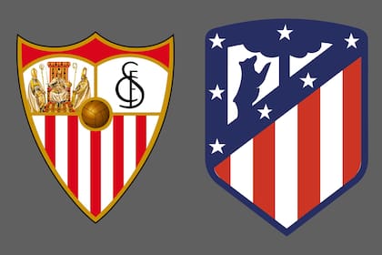 Sevilla y Atlético de Madrid disputaron uno de los encuentros de la jornada del fútbol español