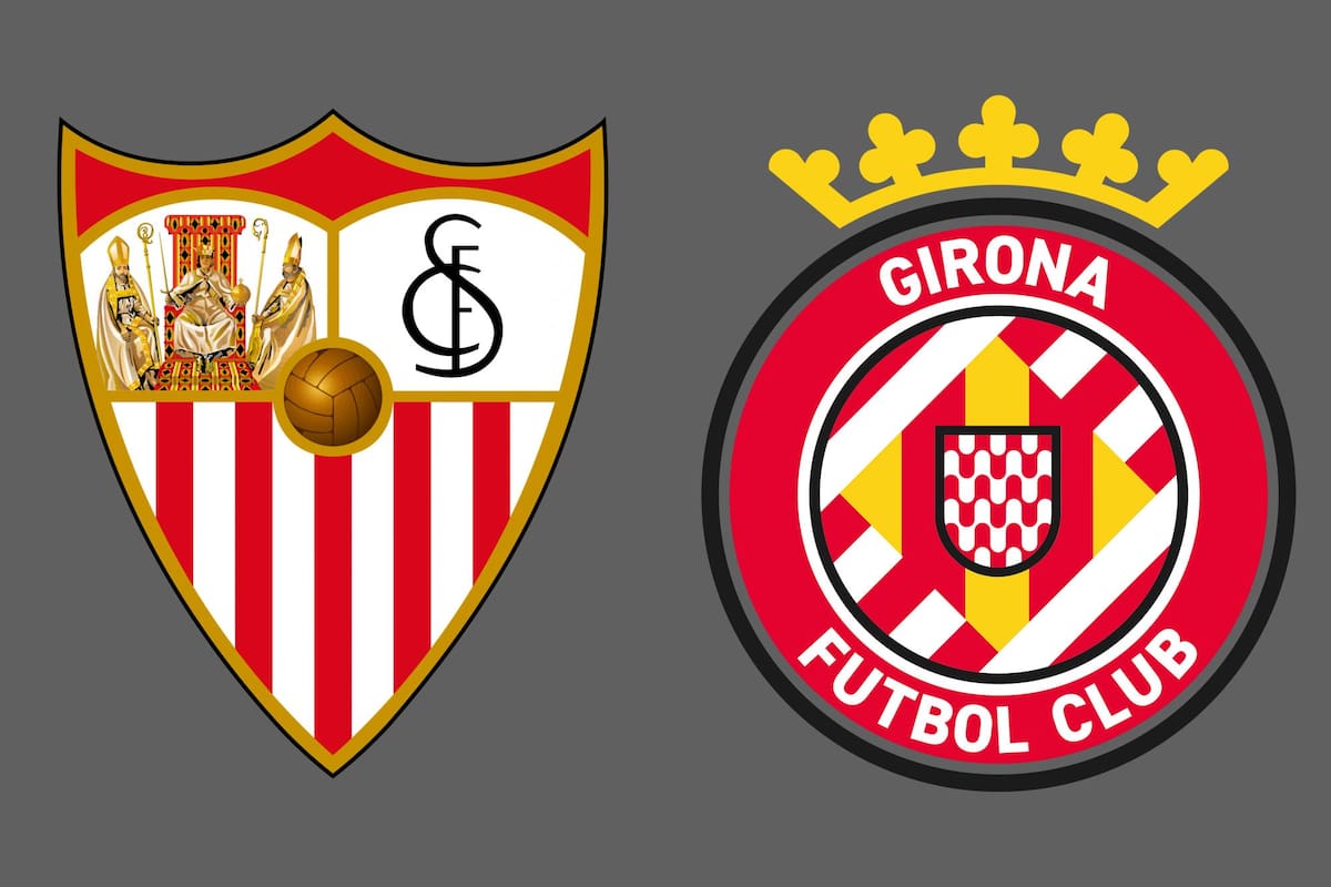 Sevilla y Girona disputaron uno de los encuentros de la jornada del fútbol español