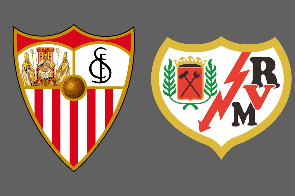 Sevilla y Rayo Vallecano disputaron uno de los encuentros de la jornada del fútbol español