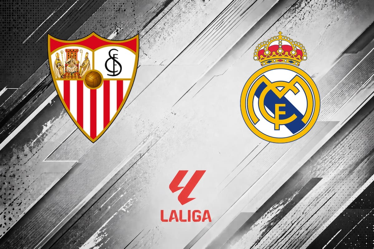 Sevilla y Real Madrid disputaron uno de los encuentros de la jornada del fútbol español