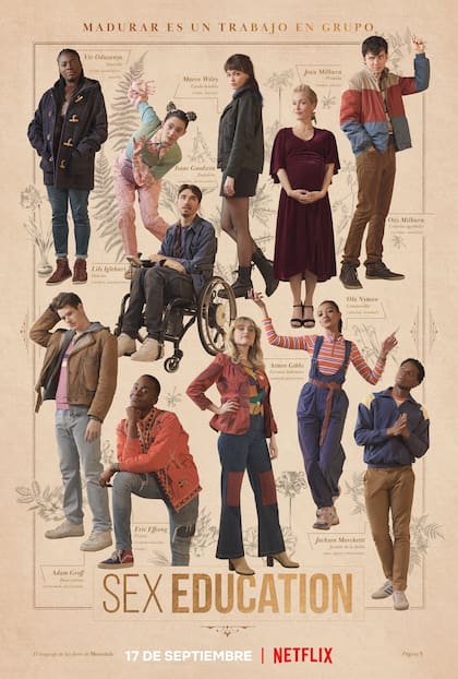 Sex Education. Protagonistas de la temporada 3.