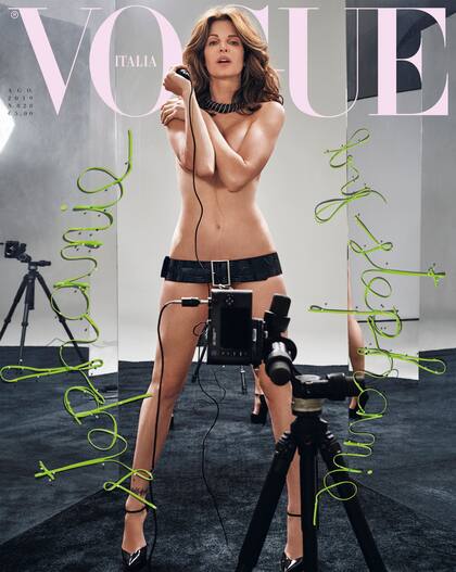 Seymour en una osada tapa de Vogue