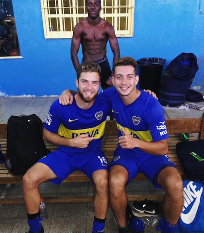 Shadi, cuando jugó en Boca Juniors, de Argentina