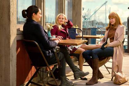 Shailene Woodley, Reese Witherspoon y Nicole Kidman en Big Little Lies