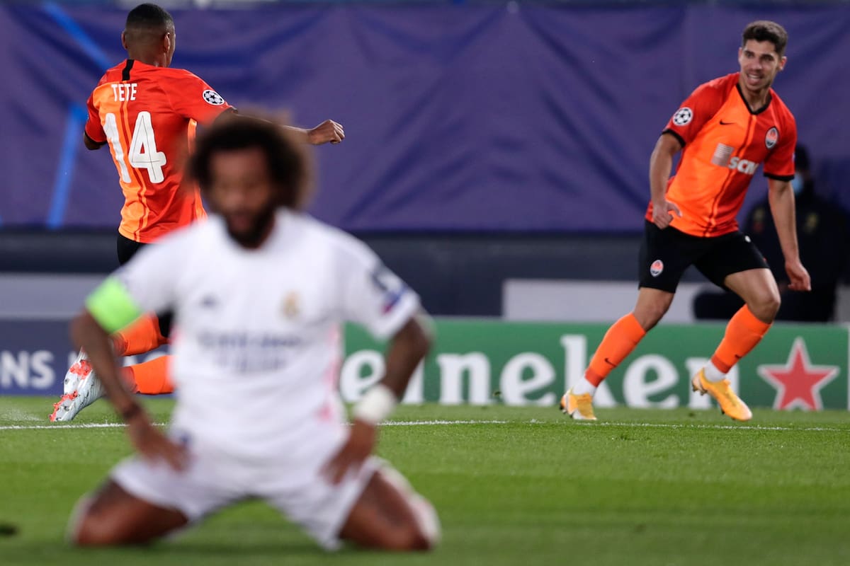 Shakhtar Donestk gana 3 a 0 al Real Madrid