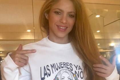 Shakira enseña la "sudadera de la venganza"