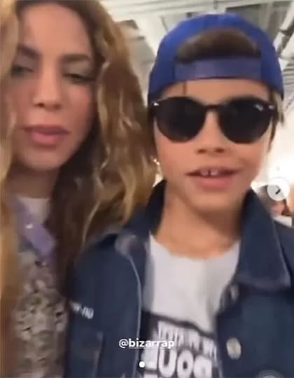 Shakira fue con su hijo Milan al recital de Alejandro Sanz y el pequeño llevó un look "a lo Bizarrap"