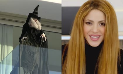 Shakira había puesto un maniquí de una bruja en su balcón pocos meses después de su separación con Piqué
