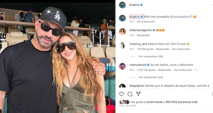 Shakira junto a Riccardo Tisci