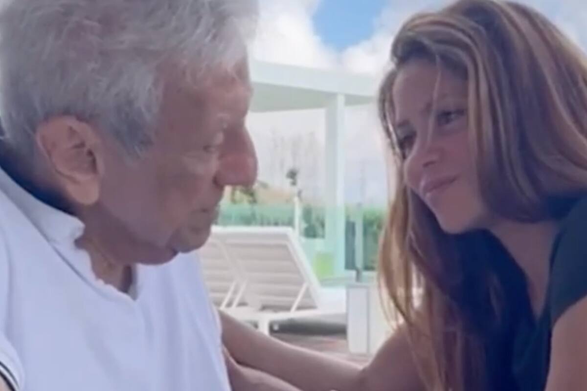 Shakira le cantó "Hay amores" a su papá y conmovió a quienes vieron el video